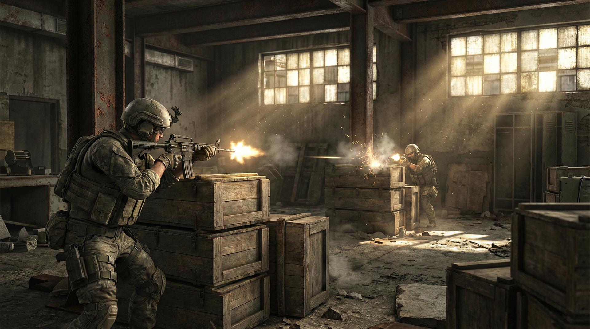 泄密绝地求生室内近战视频教程