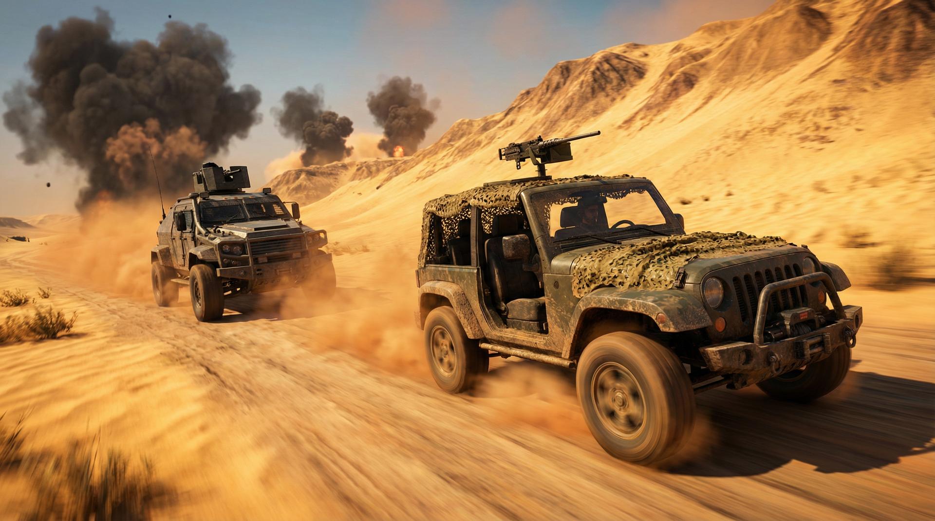 泄密绝地求生载具追逐视频